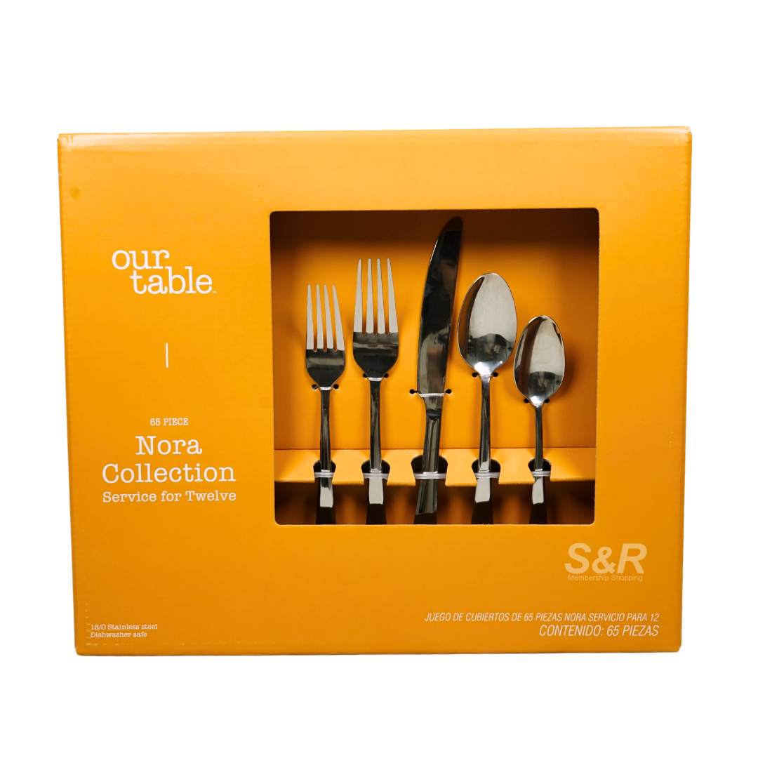 Our Table 65-piece Nora Collection Silverware
